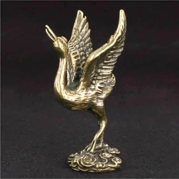 Solid Brass Crane - Picture 6 of 9